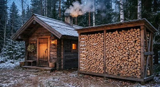 Укладка дров в Котельниках, улица Речная, 5Б